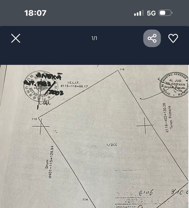 Vând teren, 16550 mp Rosiori de Vede