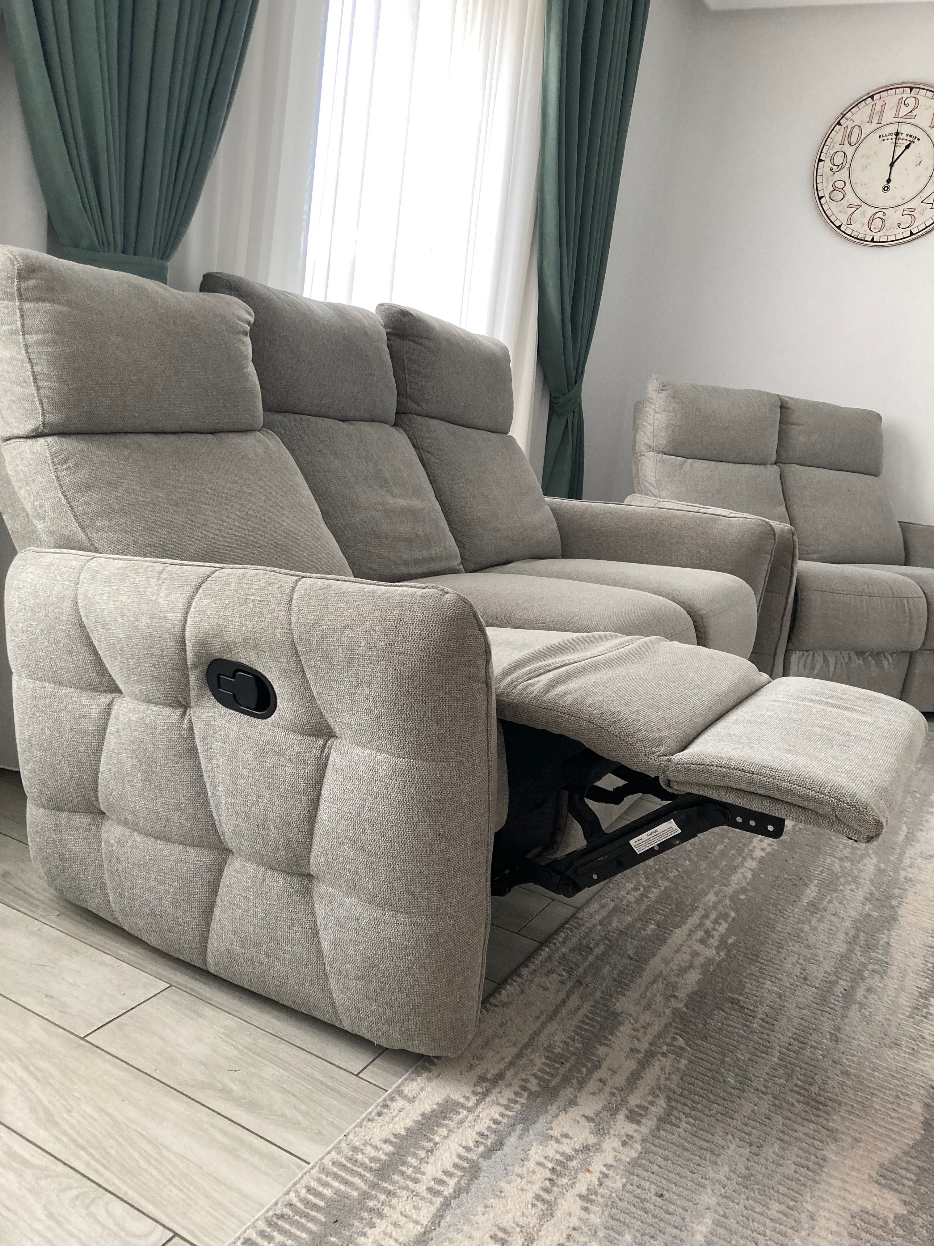 Set 2 Canapele cu recliner Mobexpert