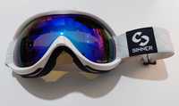 Нова бяла дамска маска за ски / сноуборд Sinner Toxic Matte