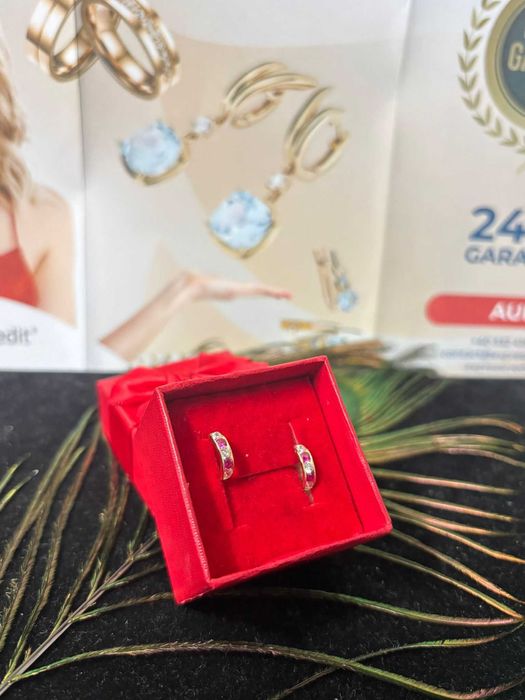 Cercei aur 14k 0.72g {B.59682.3-Tatarasi} Garantie 2 ani 224 lei