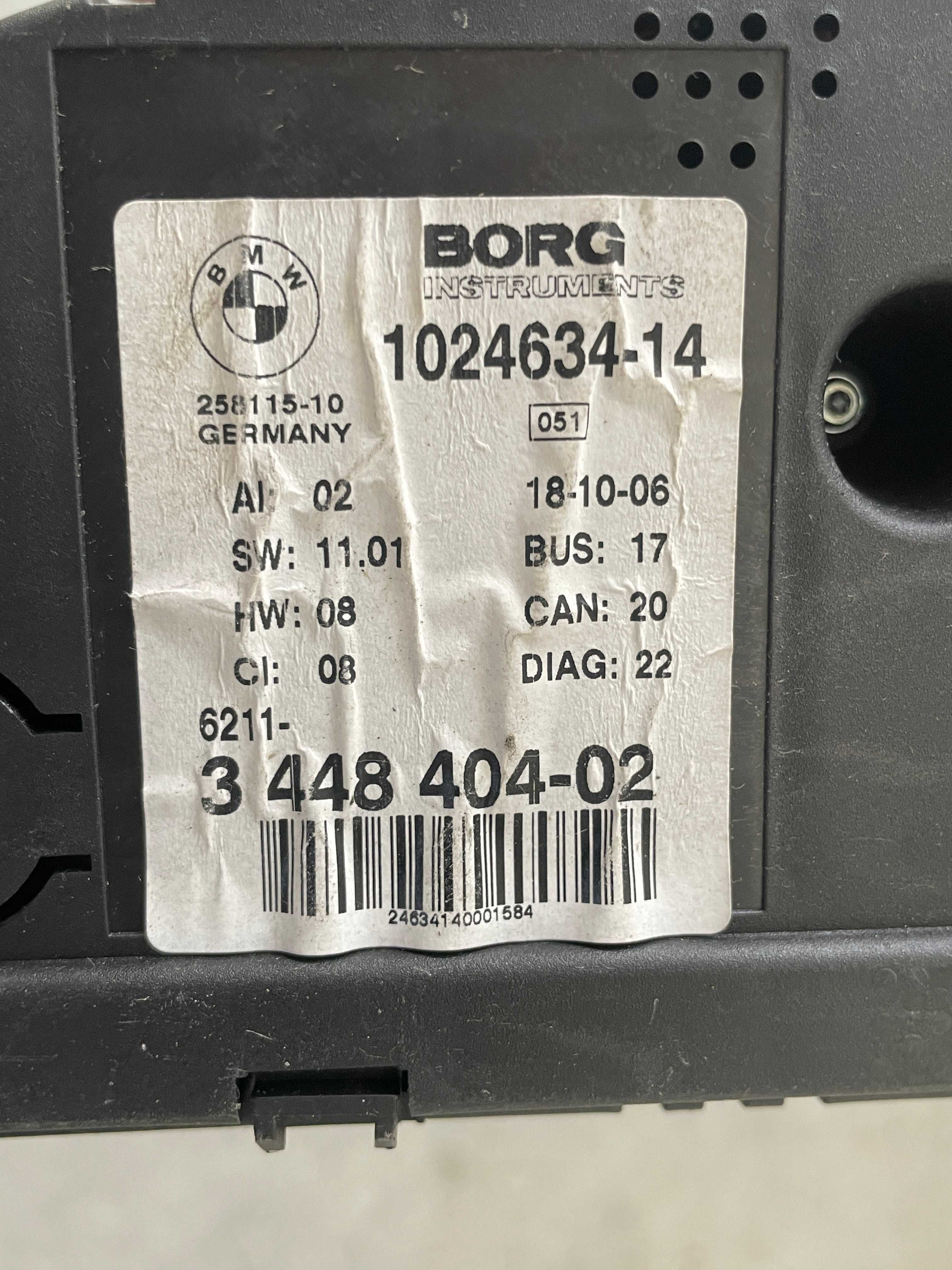 Ceasuri de bord Bmw X3 E83 diesel cod 3448404