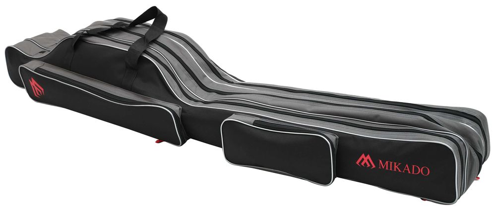 Калъф за 3 въдици Mikado Compartments Black 120/140 см