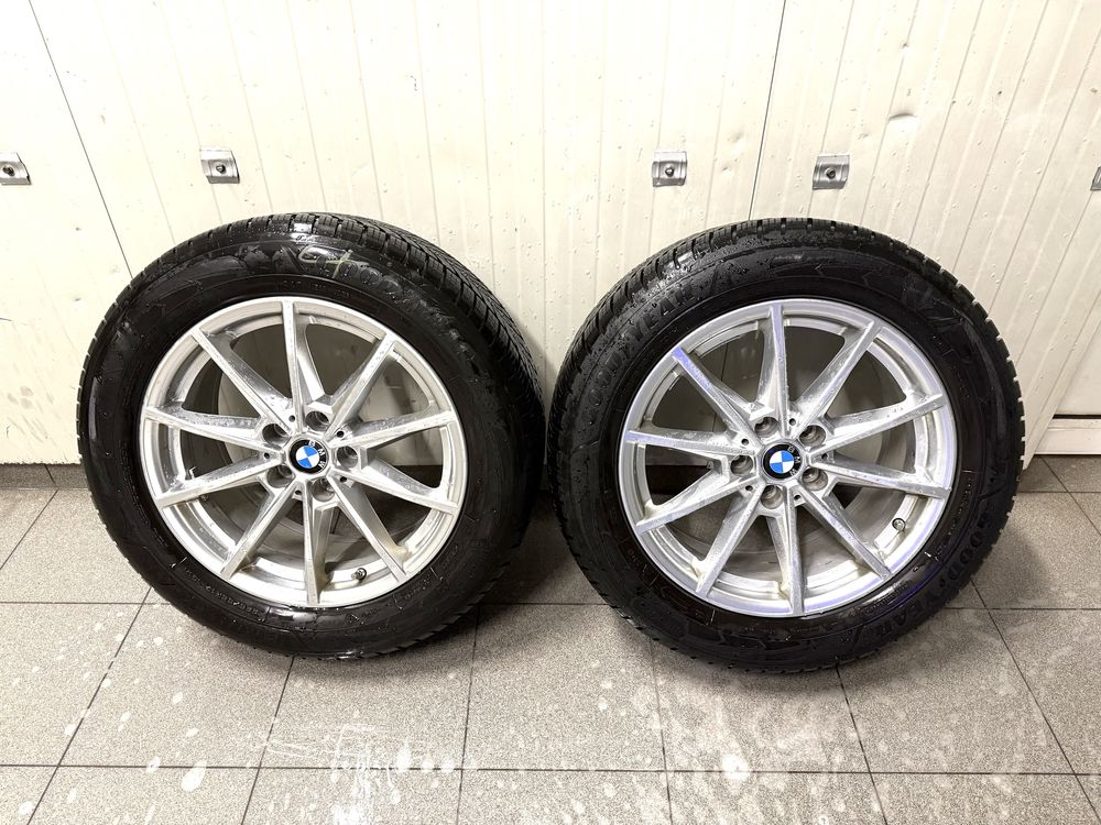 Jante+Anvelope BMW originale, R17, Seria 3, Seria 4, aliaj, 5x112