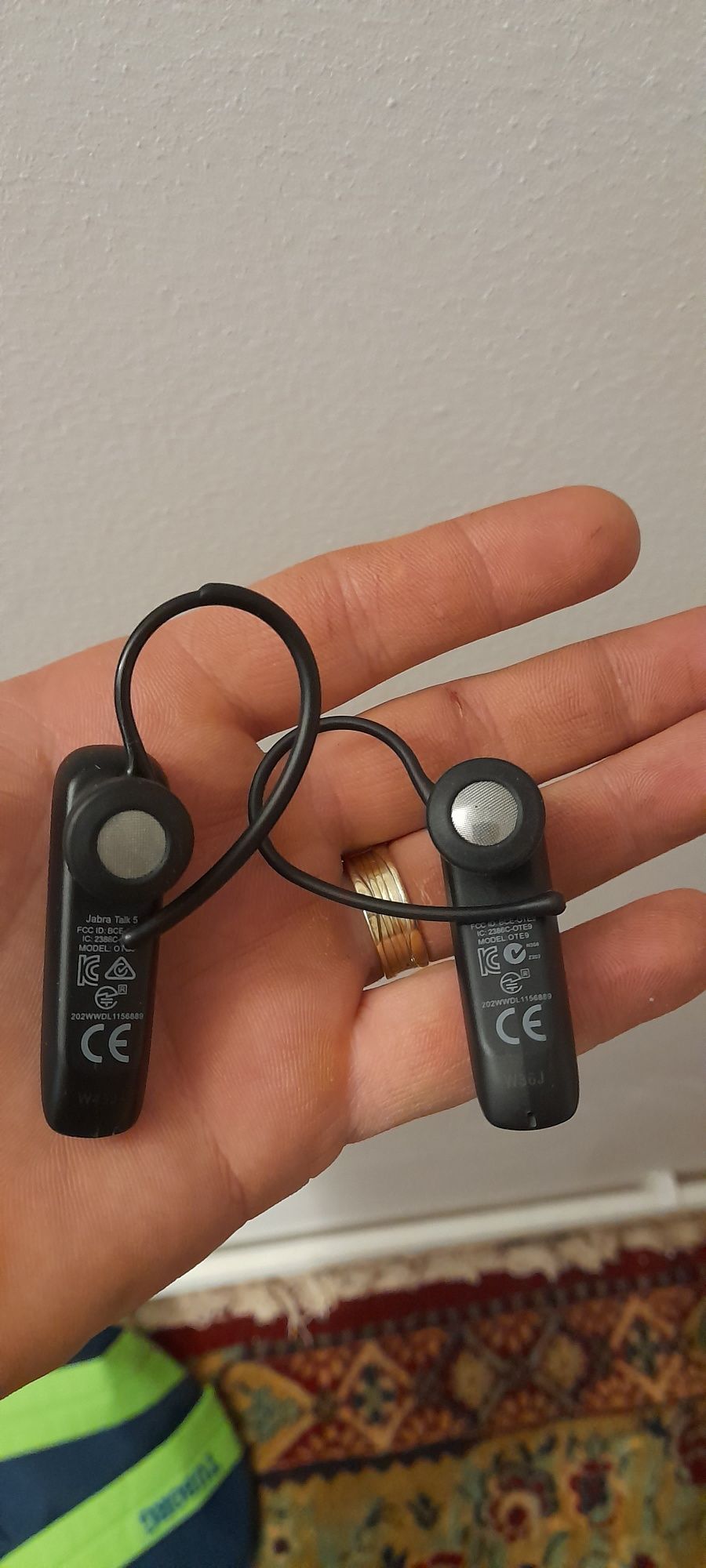 Vând 2 casti Bluetooth jabra și un set ks pentru muzica