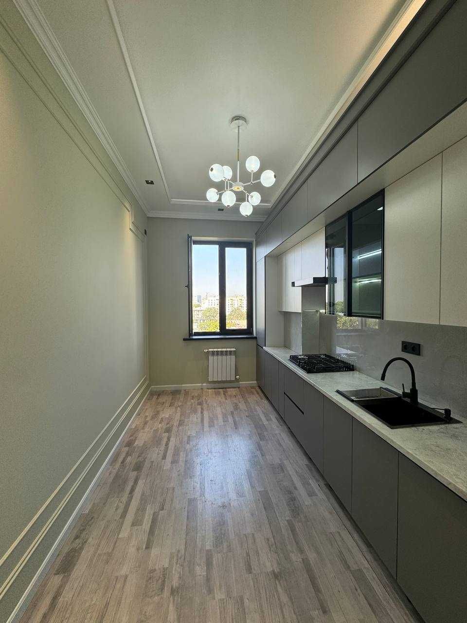 Парк Гафура Гуляма` 3-комнатная 6 этаж, Bunyodkor Residence, с мебелью