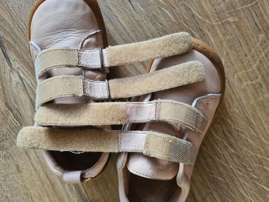 Детски боси обувки Tikki Harlequin Leather Cipria, 28 номер