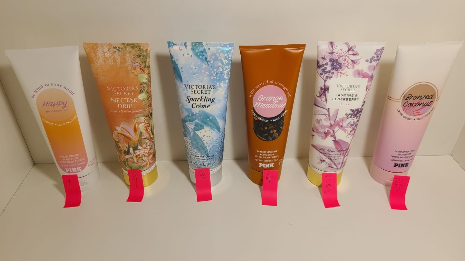 Creme Victoria Secret, mist-uri shimmer cu sclipici