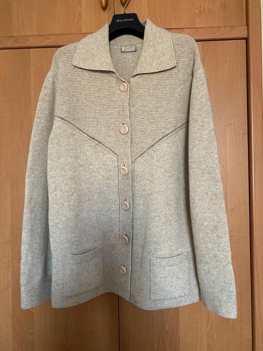 Шерстяная женская теплая кофта, Италия