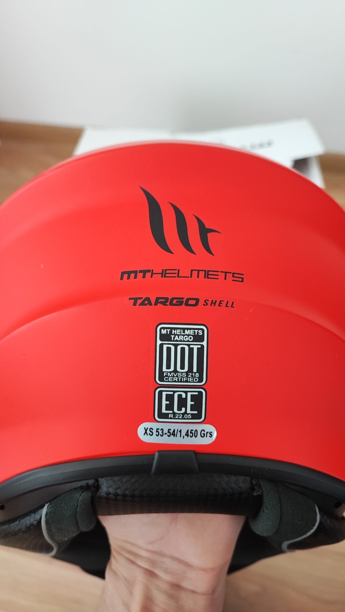 Мото каска MT Helmets Targo Solid  XS