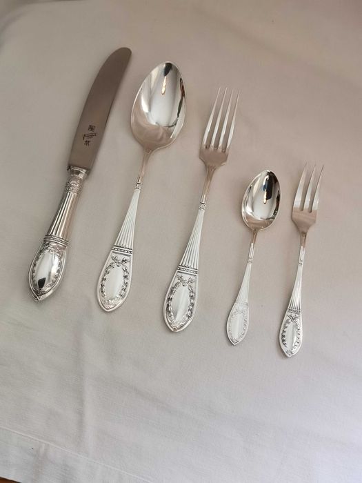 Tacamuri de argint masiv 800 Wilkens stilul empire