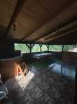 Cabana cu jacuzzi si masa de biliard  fără vecini 12 persoane
