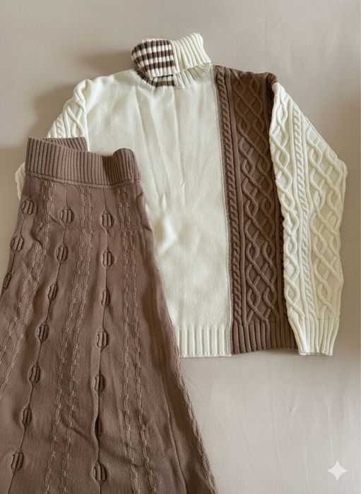 свитер и юбка. прекрасная двойка!