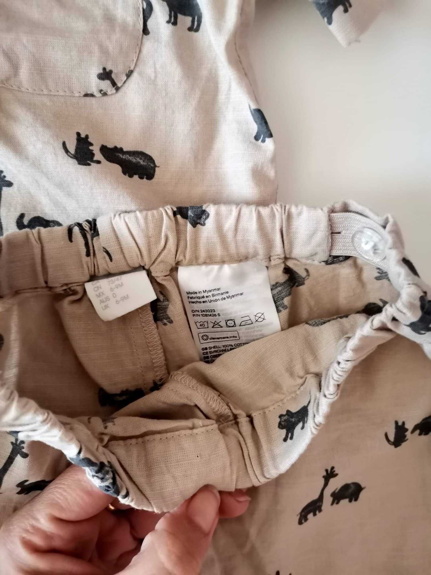 Комплект риза и къси панталони H&M за бебе