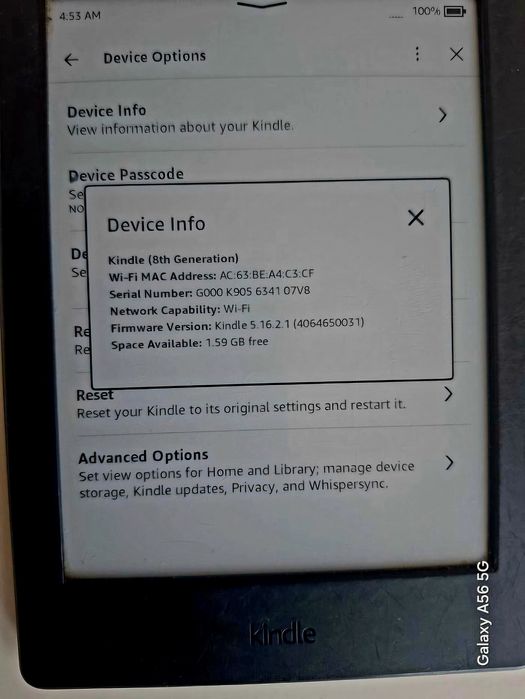 Ebook reader Amazon Kindle Basic 2 ,  5000 cărți