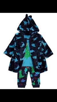 Set halat + pijama 9-12,  luni ( nou)