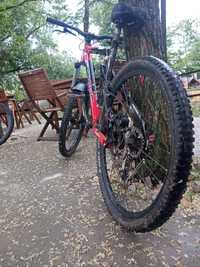 Bicicleta full suspension costum
