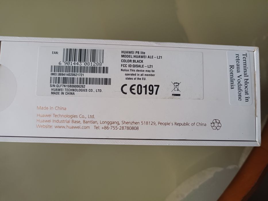 Cutie telefon Huawei Nova, P 18 lite și P 9 lite