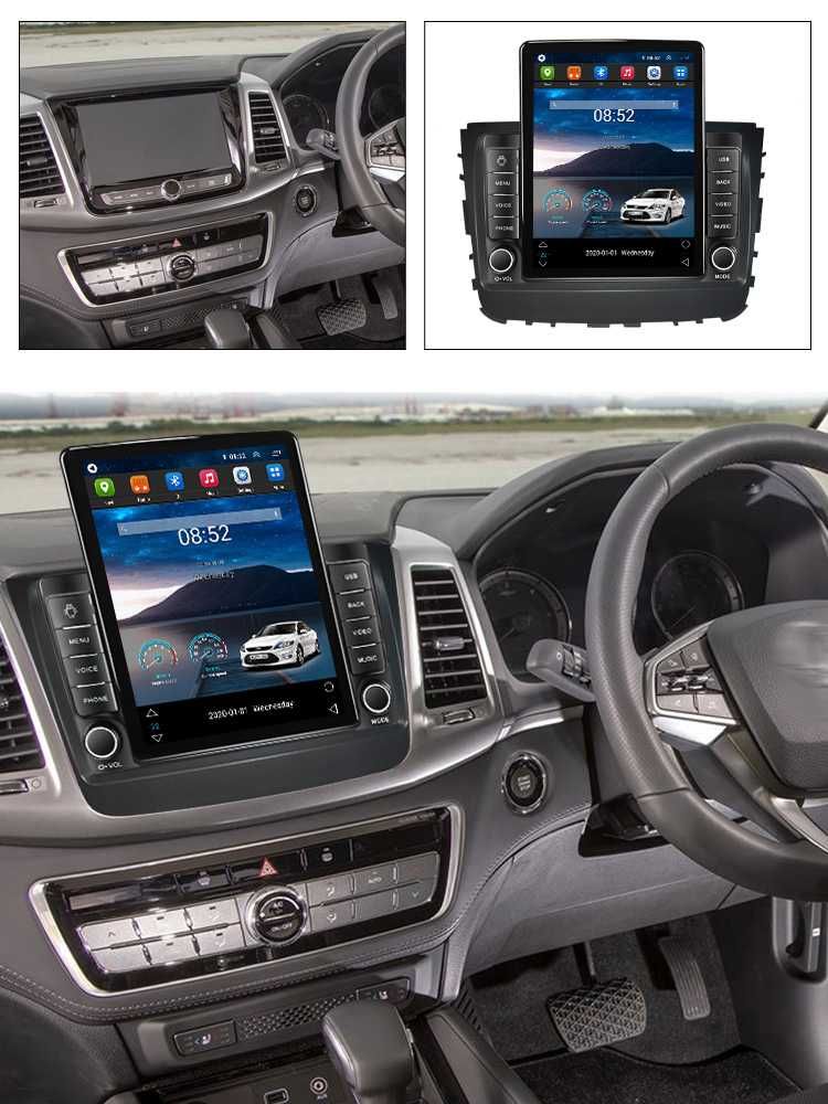 Navigatie SsangYong Rexton 2019, Tesla, Android, 2+32GB ROM,10inch