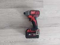Set autofiletanta impact biți milwaukee M18 BID și baterie 4 amp