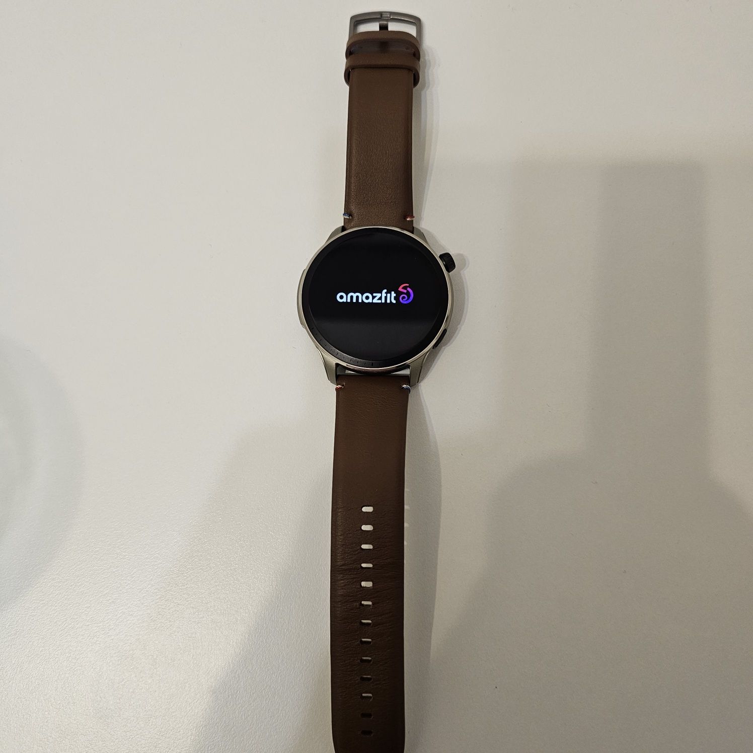 Vand Smartwatch Amazfit GTR 4 curea maro din piele