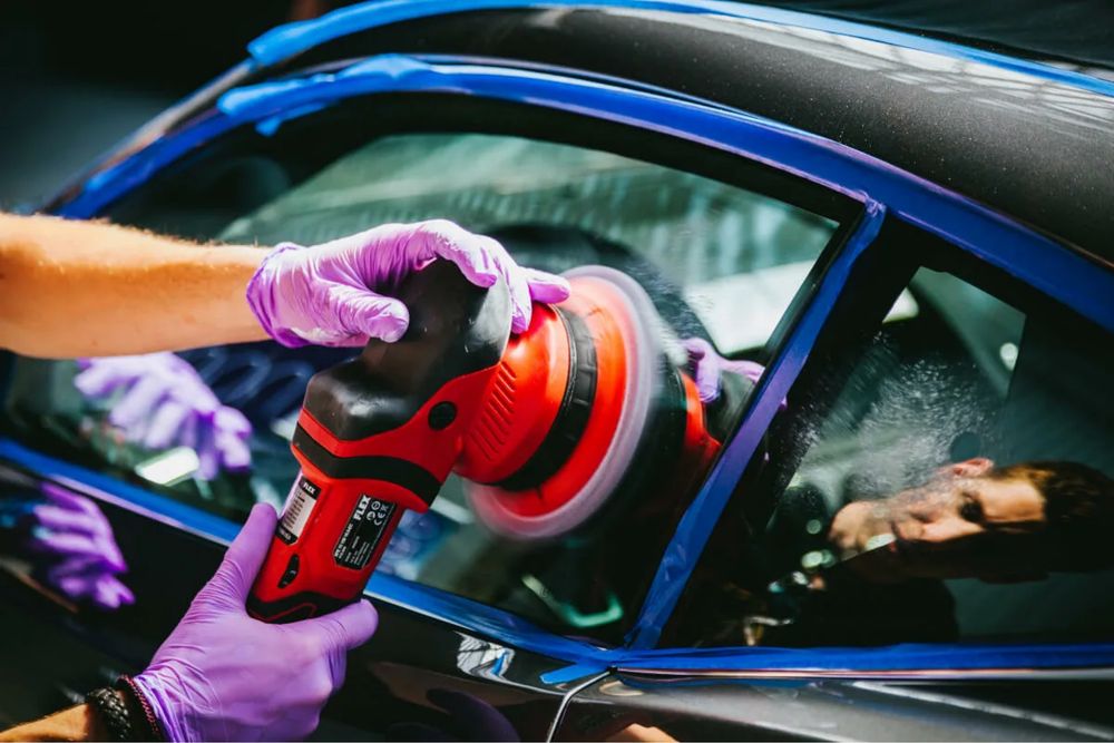 Полировка шлифовка стёкол антидождь