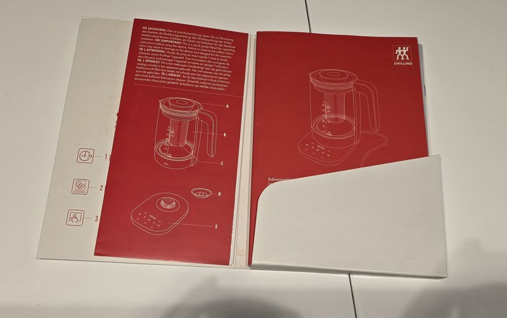 Електрическа кана Zwilling стъкло