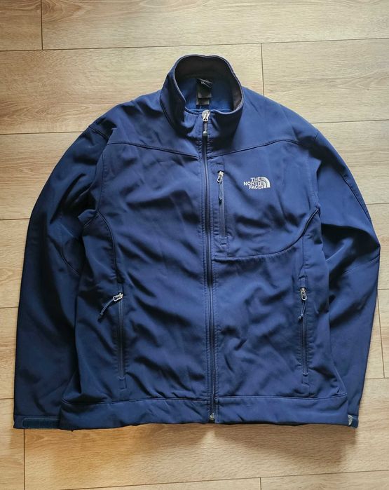 Jacheta outdoor The North Face Apex, albastra ,softshell, mărimea XL