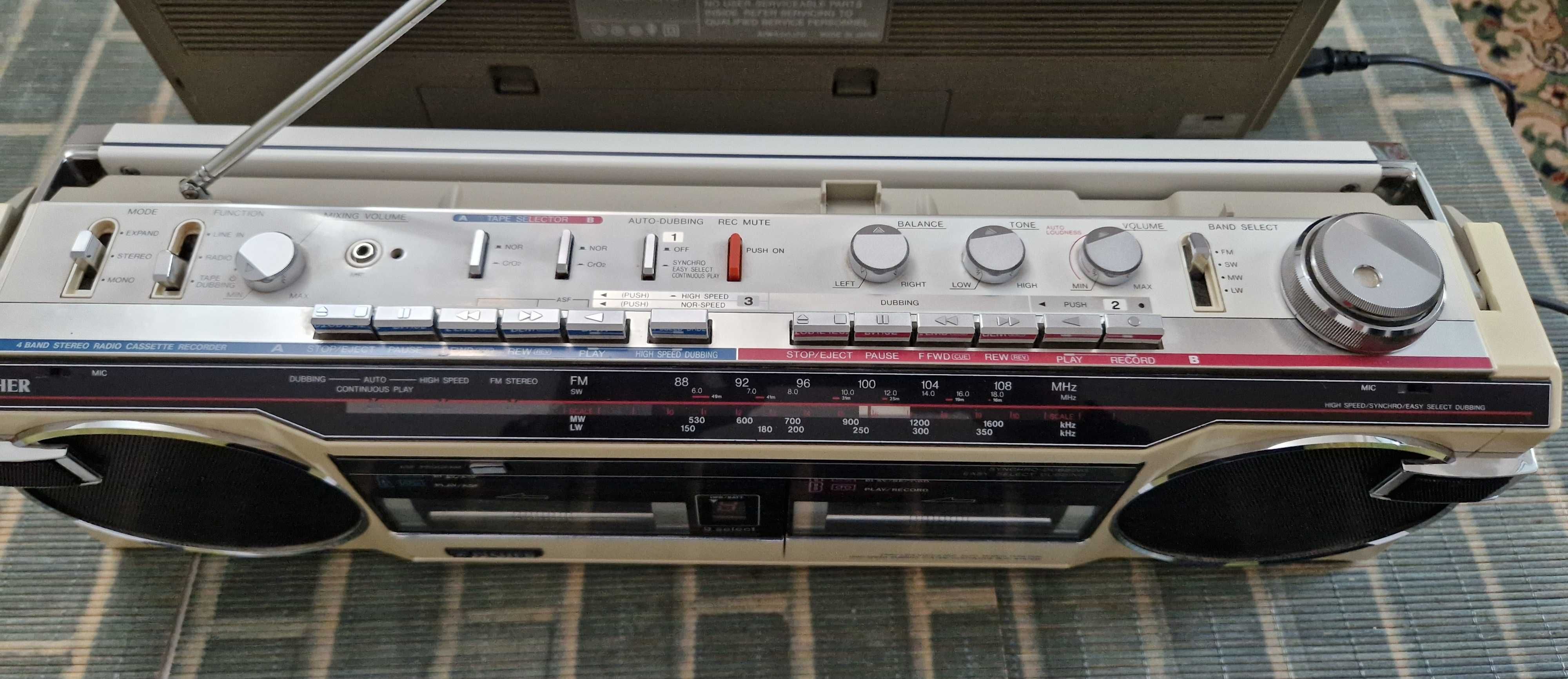 Radio casetofon vintage Fisher ph w875l