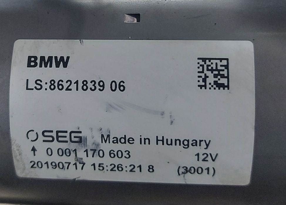 Electromotor BOSCH pentru BMW 12 V