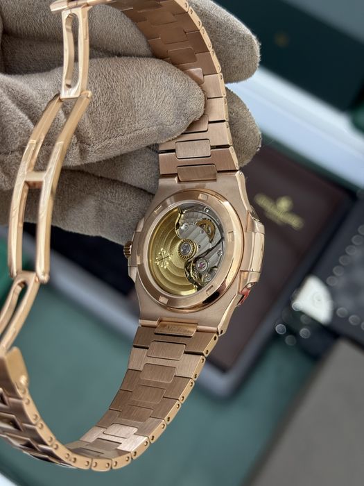 Patek Philippe Nautilus Gold Blue Dial