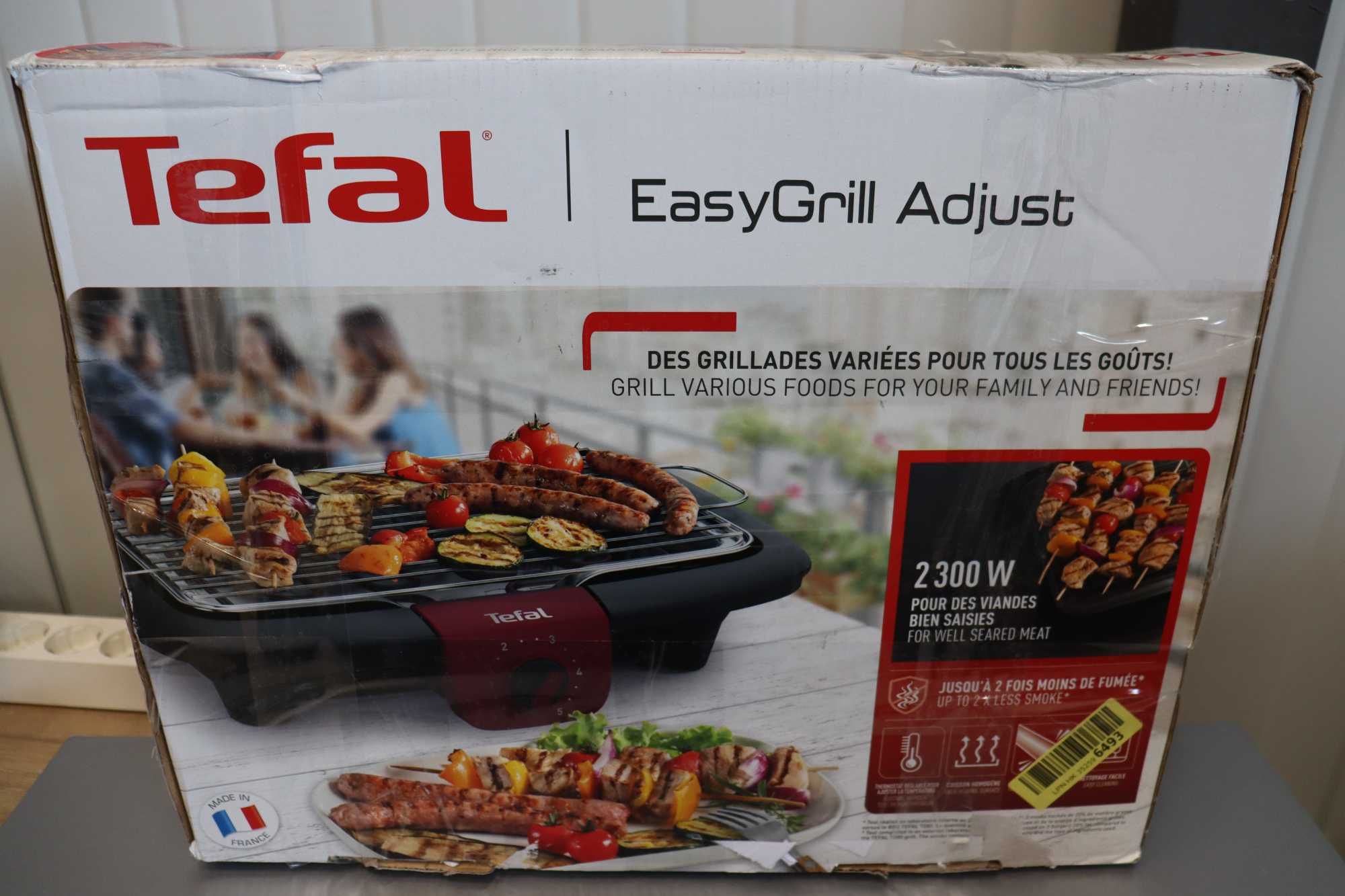 Супер Мощна скара Tefal 2300W Tefal EasyGrill Adjust