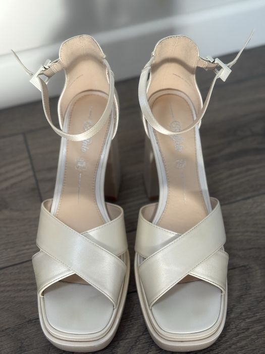 Sandale Bronx piele- mireasa