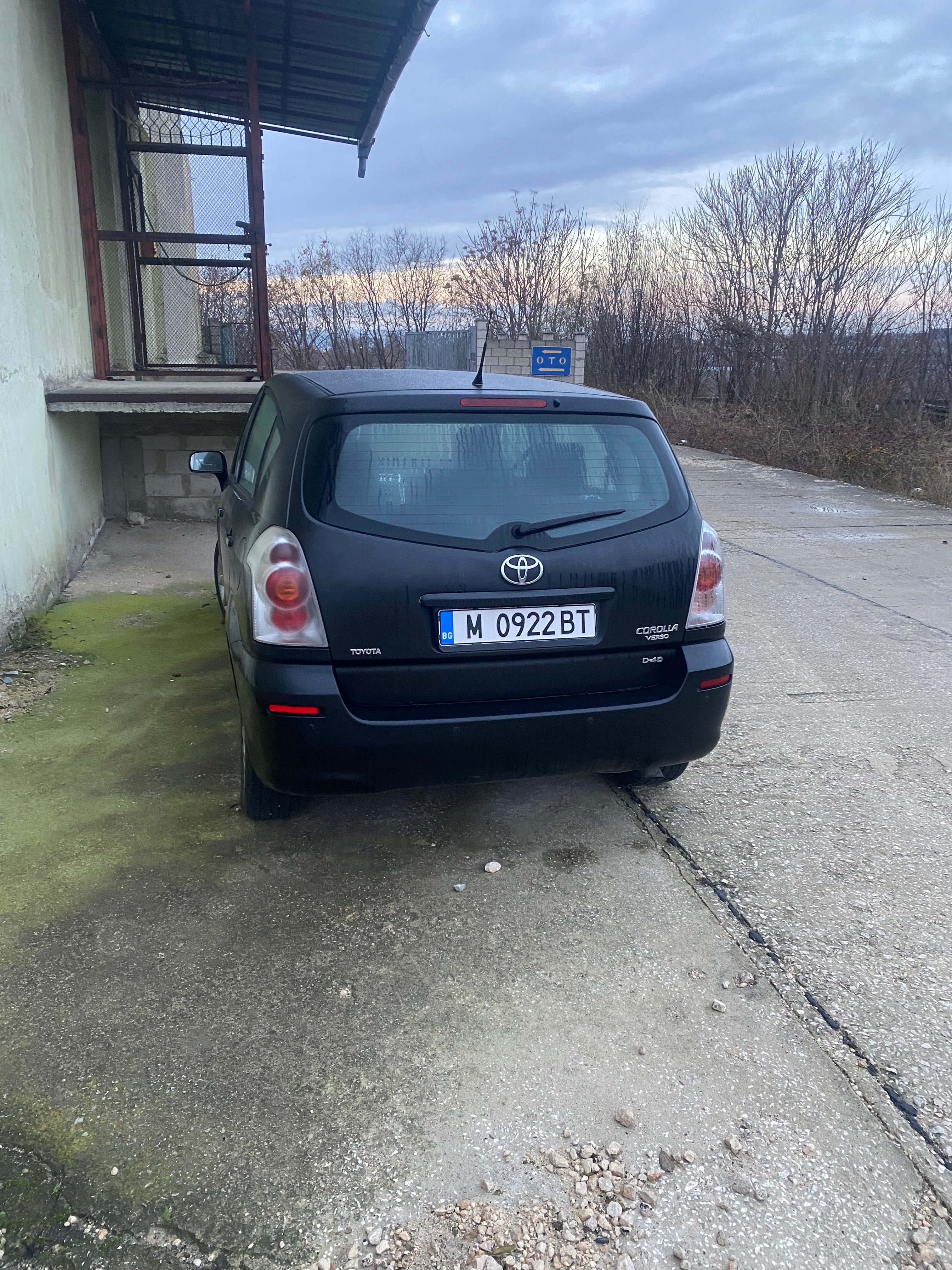 Toyota corolla Verso 2006 d4d на части