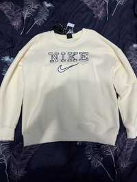 Pulover / Sweatshirt Nike Vintage Alb/Crem