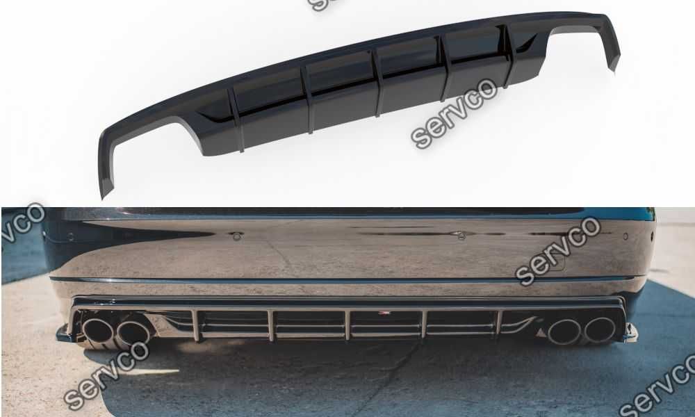 Difuzor bara spate Audi A8 S8 D4 Facelift 2015-2017 v4 Maxton Design
