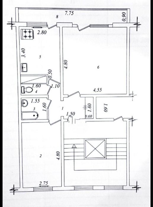 Продажа квартира центр Ойбек