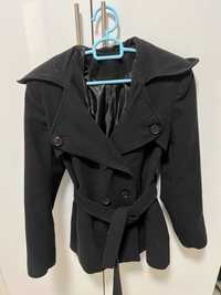 Палто, черно, S/М размер