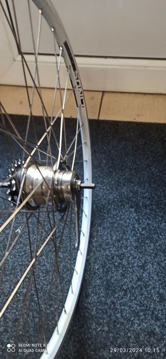 Roată 28-29 Nexus 7 spițe  Inox jantă dublă aliaj dublucapsată