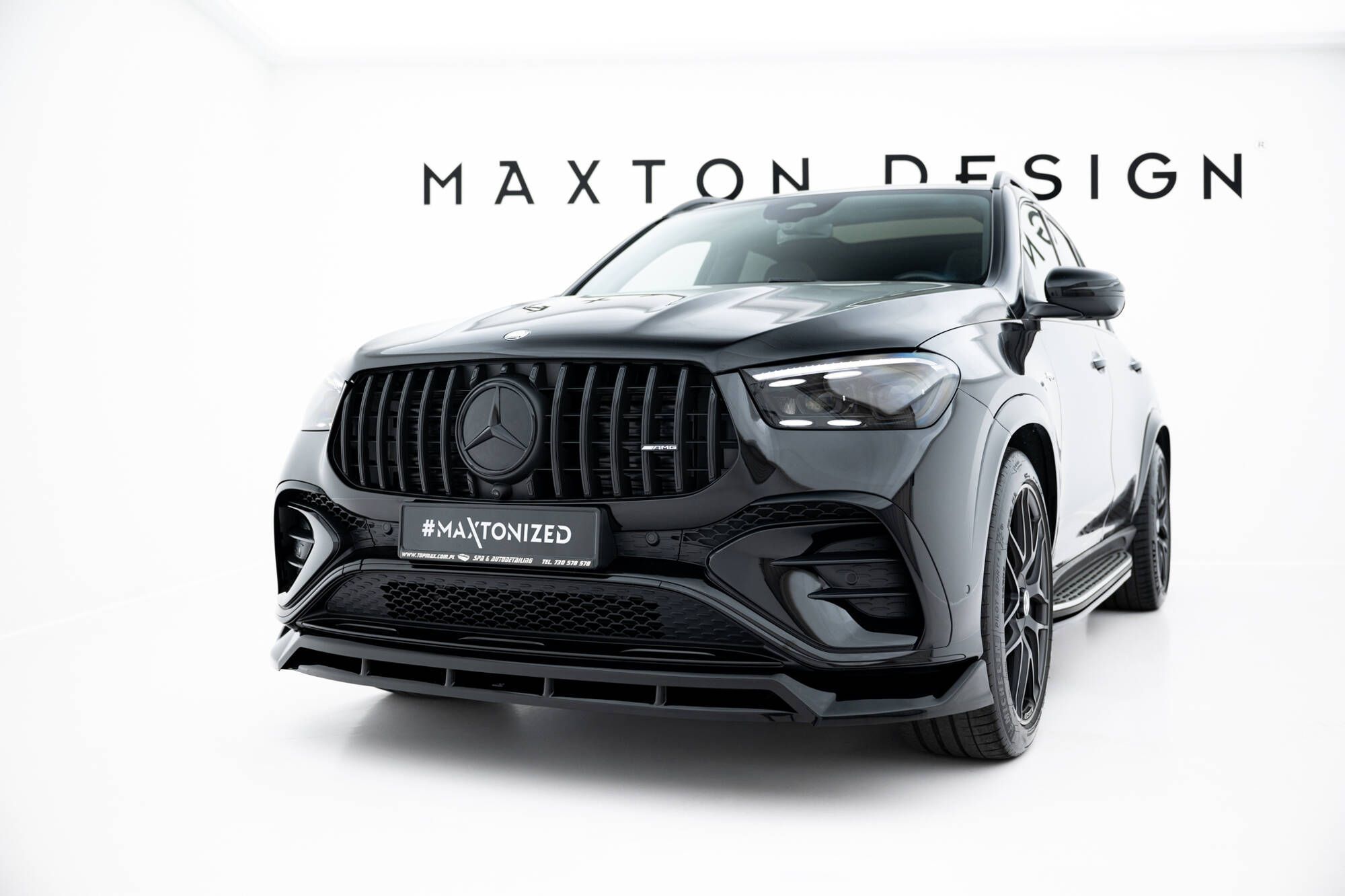 Prelungire Bara Fata Mercedes GLE Coupe C167 Facelift AMG Line Maxton Design