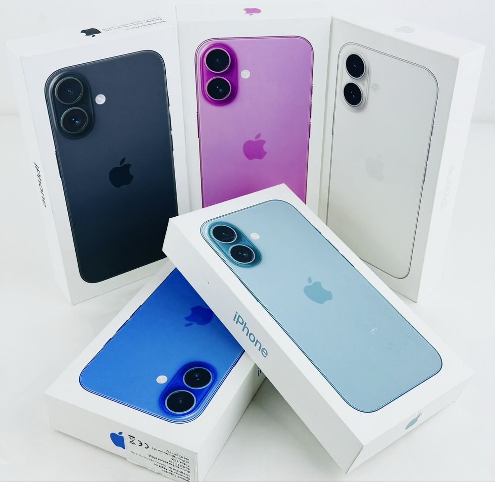 НАЛИЧЕН! Apple iPhone 16 128GB Pink / Black / Ultramarine / White