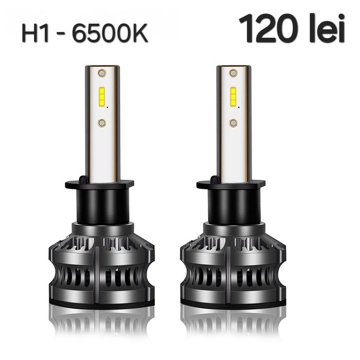 LED Auto w5w H1 H4 H7 D2S pozitii, interior, plafoniera, mers inapoi