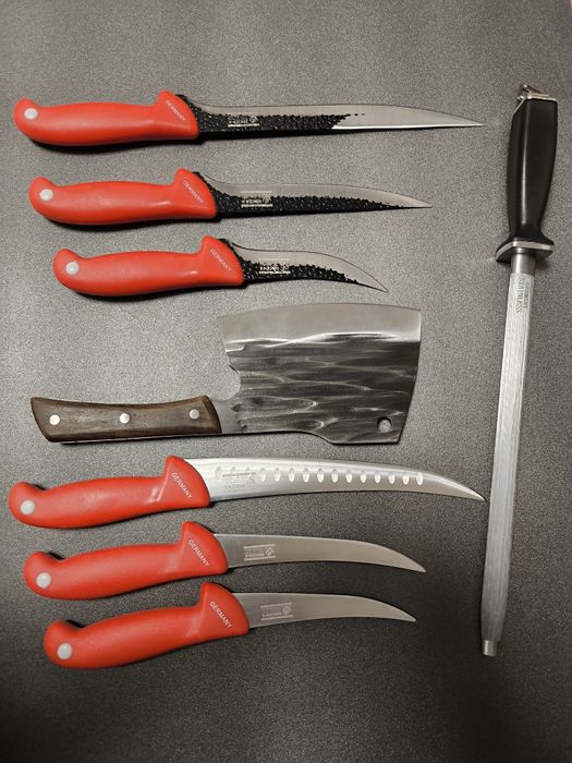 SET Cutite Macelarie 8 piese Germany RED