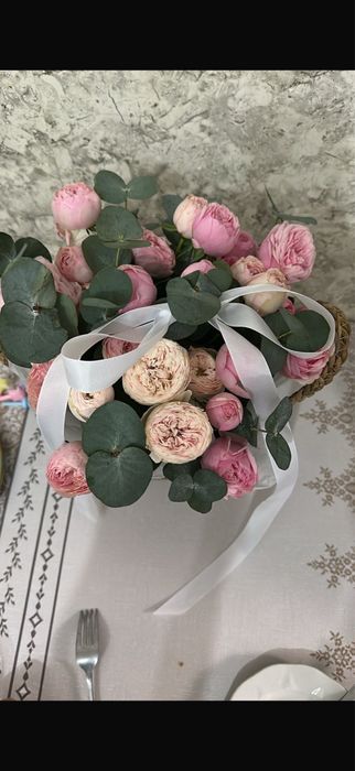 Цветы с бантиком