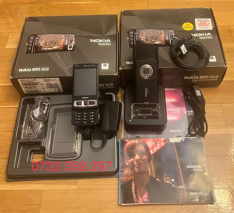 Nokia N95 8GB - CA NOU ! Full Box ! RARITATE Colectie Vintage