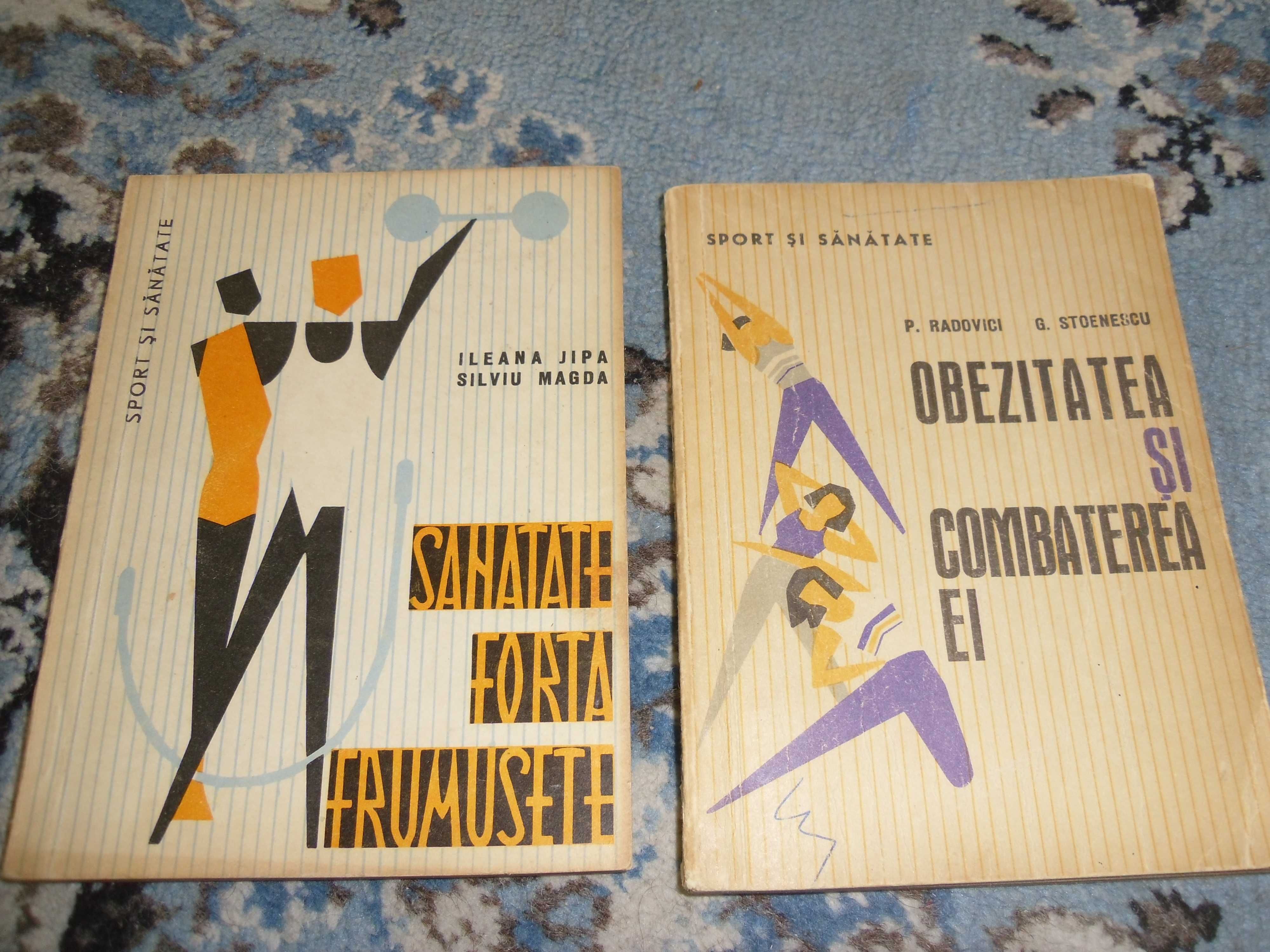 Sanatate, frumusete ,miscare 2 vol.vechi ed 1966