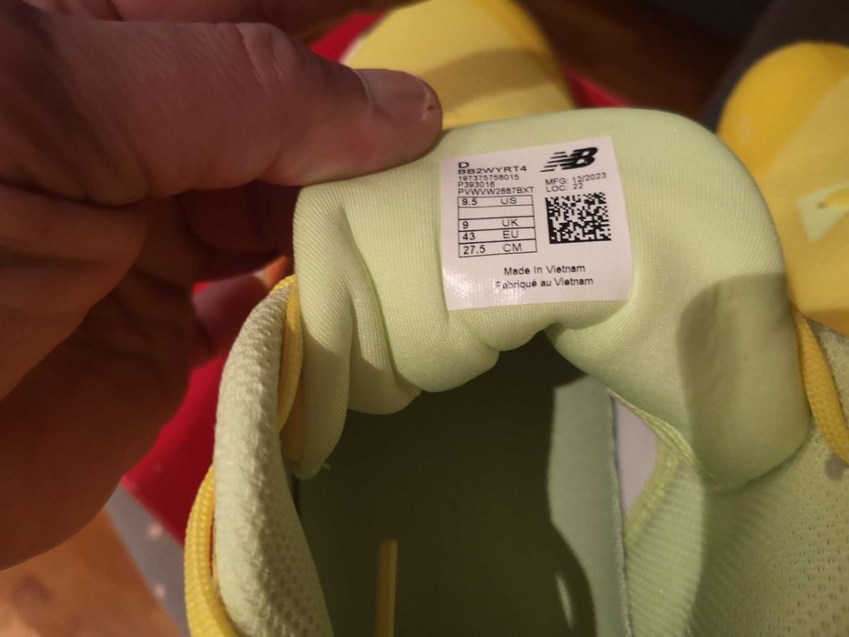Încălțăminte de baschet New Balance TWO WXY v4 lemon zest