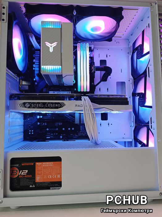 NEW PC RX 7600, Ryzen 5600X, 32GB RAM, 1TB SSD Нов Компютър с Гаранция