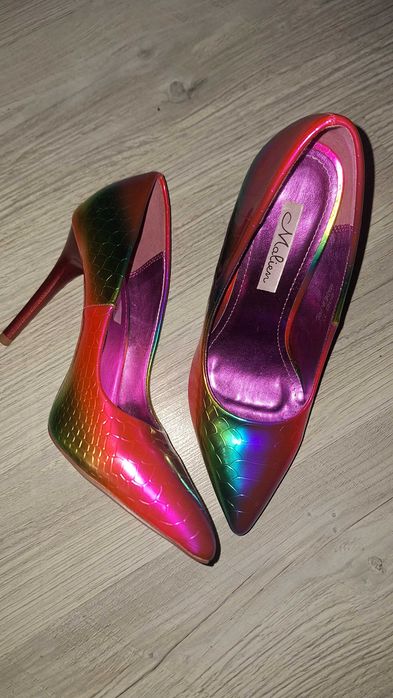 Pantofi Malien Multicolori, dama, stiletto