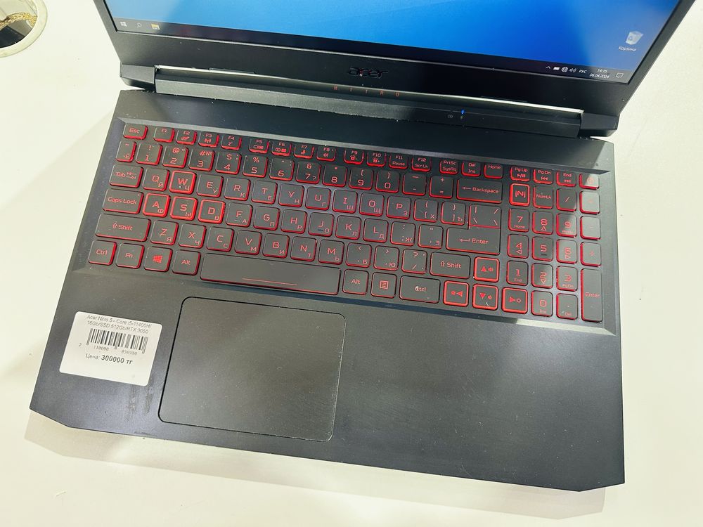 Рассрочка! Acer Nitro 5 - Core i5-11400H/ 16Gb/SSD 512Gb/RTX 3050