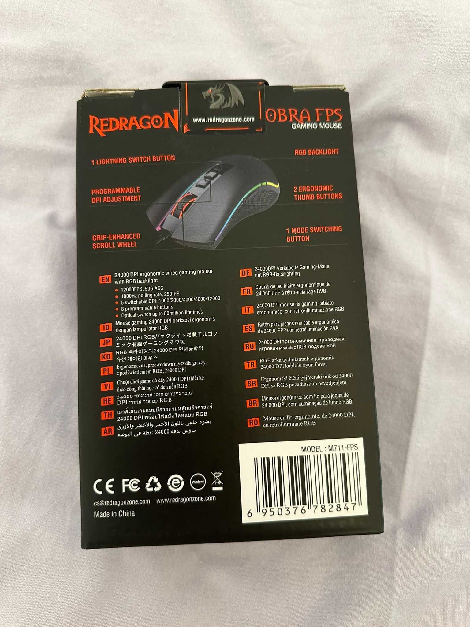 Mouse gaming RedDragon Cobra FPS
